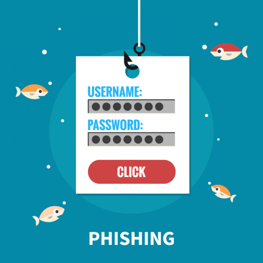 phishing with password