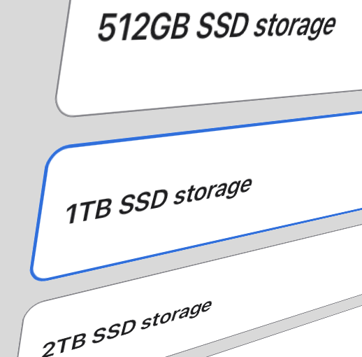 Deciding how much storage you need in your new Mac